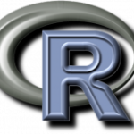 Märket för programspråket R. Bokstaven R över en oval.